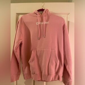 Glossier Original Pink Hoodie